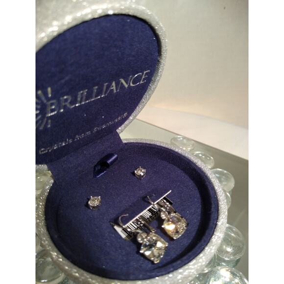 Brilliance Earrings with Swarovski cryst - Picture 3 of 5